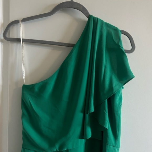 Halston Heritage One-Shoulder Mini Dress - Picture 8 of 13